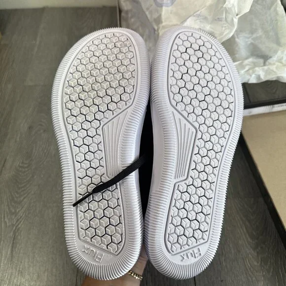 FLUX UNISEX ADAPT TRAINER SNEAKERS BLACK KNIT SIZE Barefoot - Picture 8 of 9